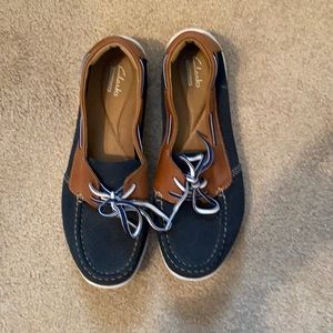 Clark slip on shoes